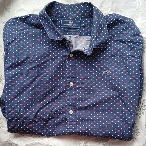 Vineyard Vines Men's Patriotic Patterned Shirt